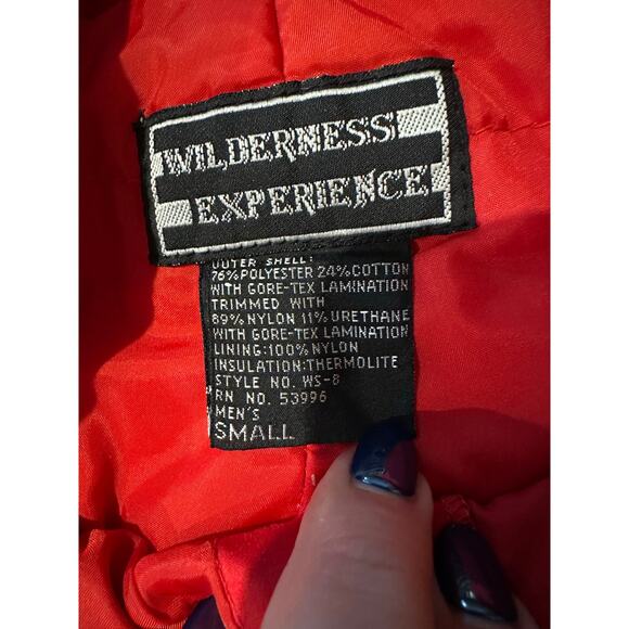 Wilderness Experience Men’s Vintage GORE-TEX Snow Pants Red Size Small - Picture 9 of 13